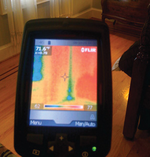 Infrared Camera can reveal air leaks in Poughkeepsie